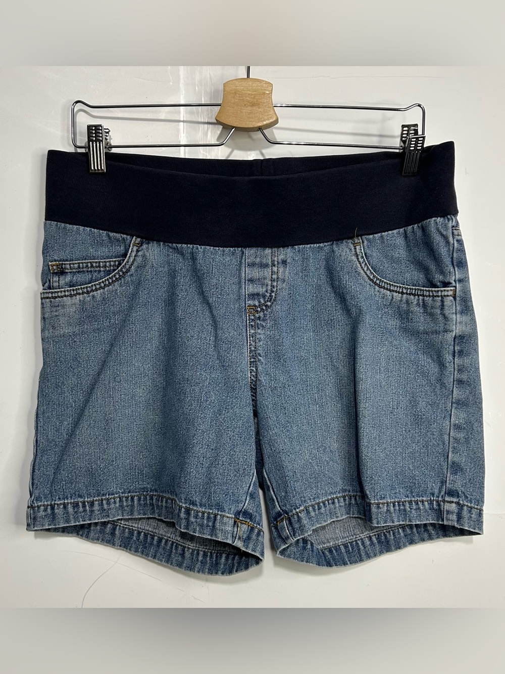 Duo Maternity Denim Shorts Maternity Medium
